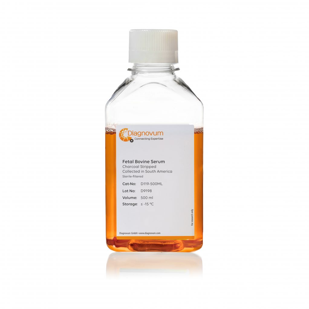 Fetal Bovine Serum, Charcoal Stripped Diagnovum